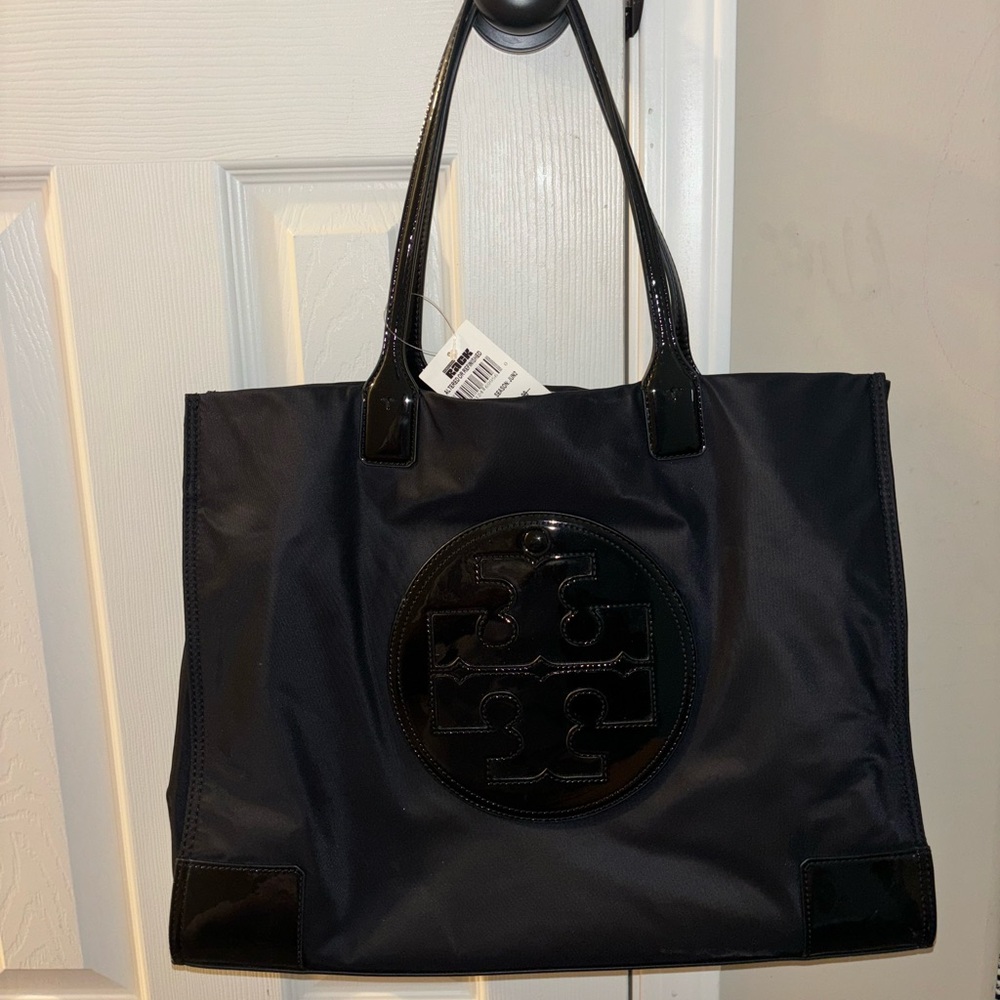 Tory Burch Ella Patent Nylon Tote